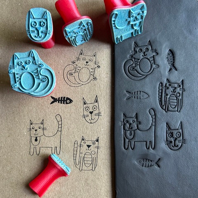 Набор штампов "Коты №7"