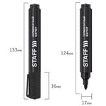 Маркер перманентный 2.5мм, Staff эконом, чёрный
