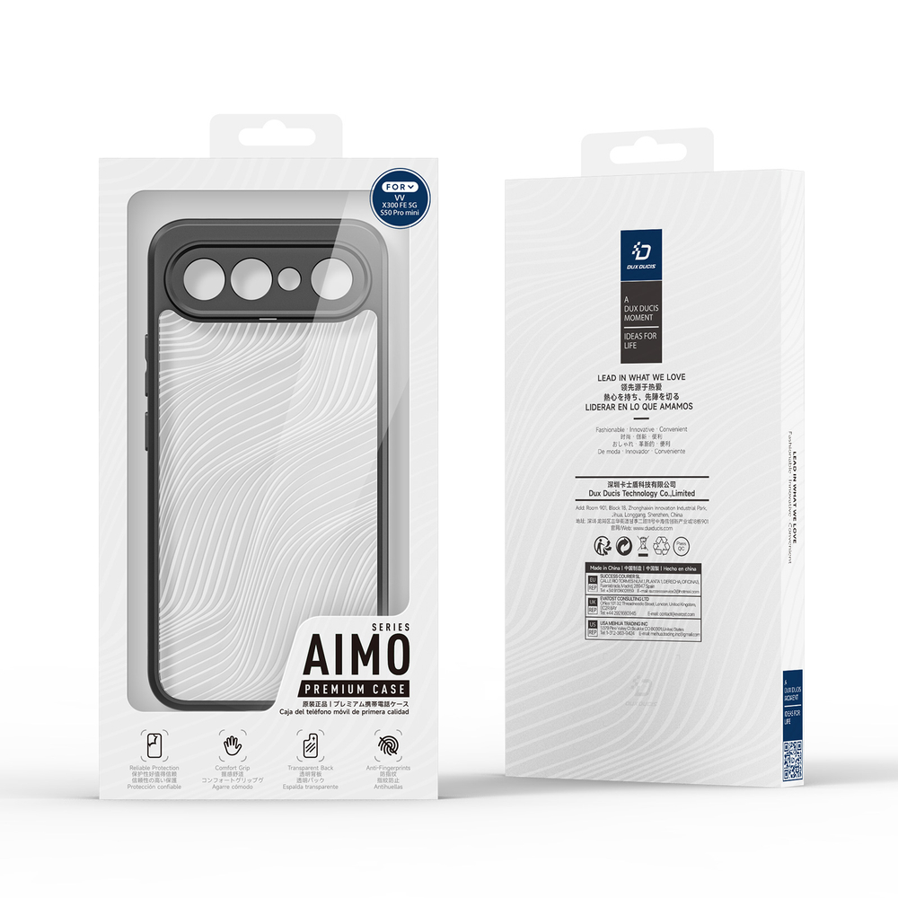 Защитный прозрачный чехол для Vivo X300 FE 5G, серия Aimo Series от Dux Ducis