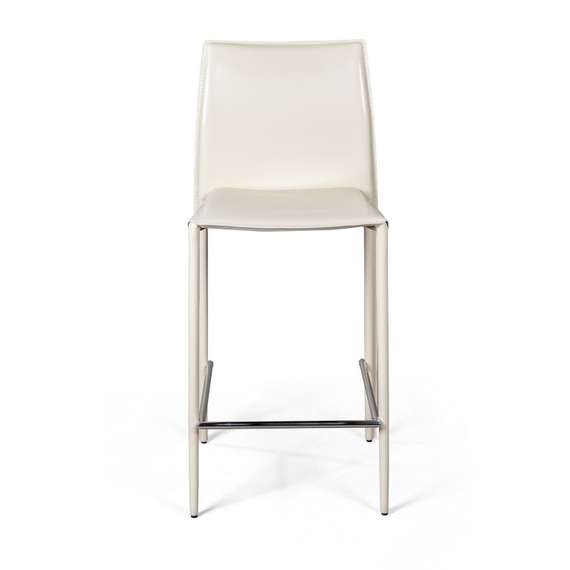 Полубарный стул Rolf бежевая кожа