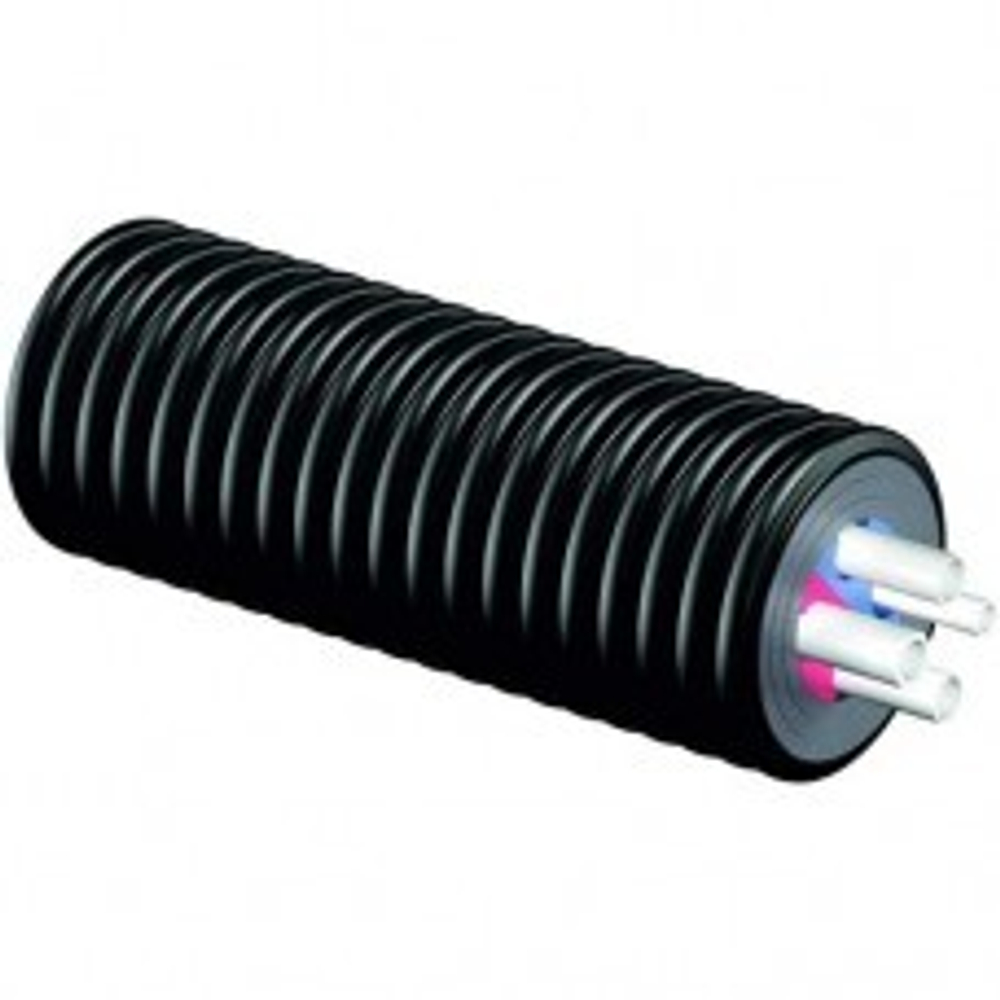Труба теплоизолированная из сшитого полиэтилена Usystems Quattro Midi PE-хa 2 х 32 х 4.4 - 25 х 3.5 - 20 х 2.8/140 (бухта 200 м)