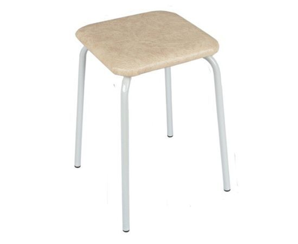 Табурет квадратный Пенек легкий серый до 150кг, 30х30см, h47см/d18мм Т271 ЗМИ