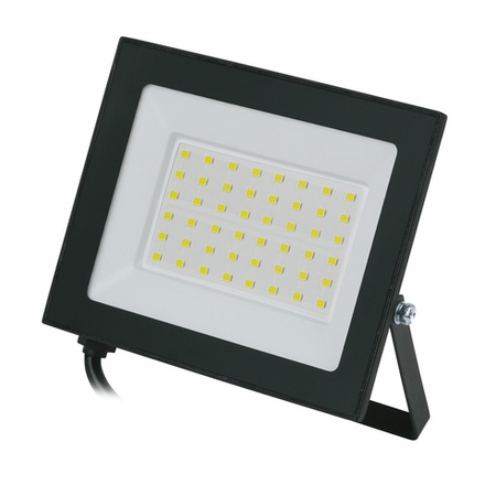 ULF-Q519 70W-6500K IP65 220-240V BLACK Прожектор светодиодный. Дневной свет6500К. Корпус черный. TM Volpe