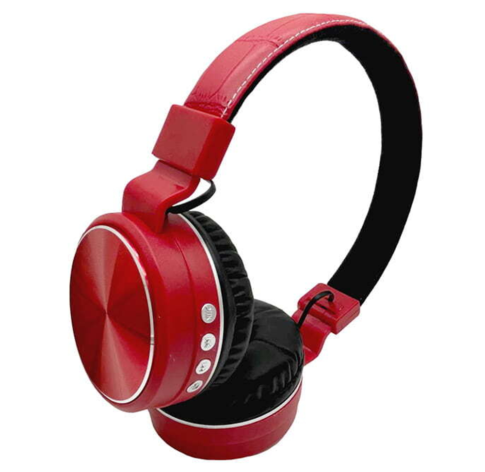 Полноразмерные Bluetooth наушники LS-030 (красный)
