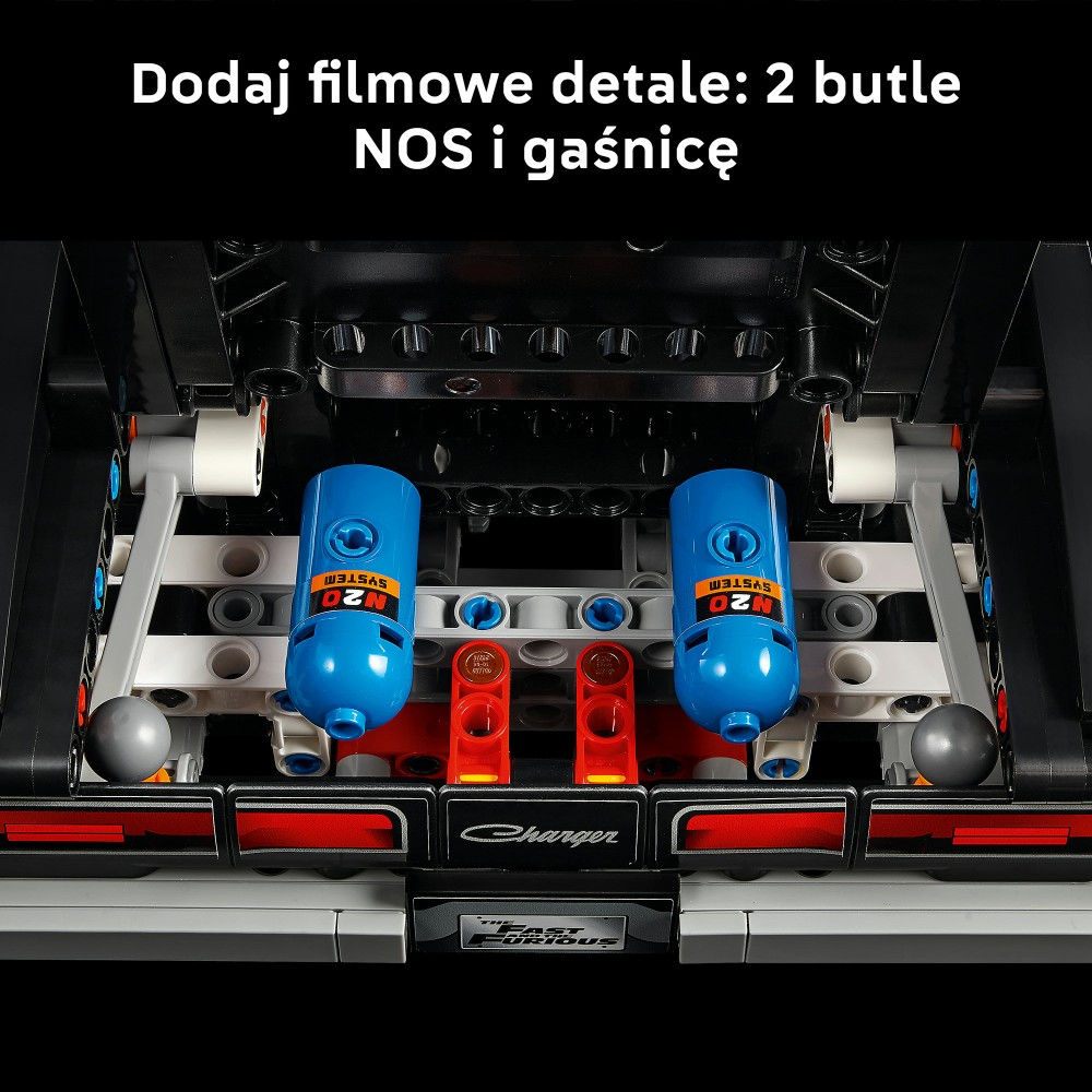 Конструктор LEGO Technic Dodge Charger R 42231/T Форсаж — фото 6