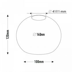 Плафон стеклянный 33 идеи  S.02.WH