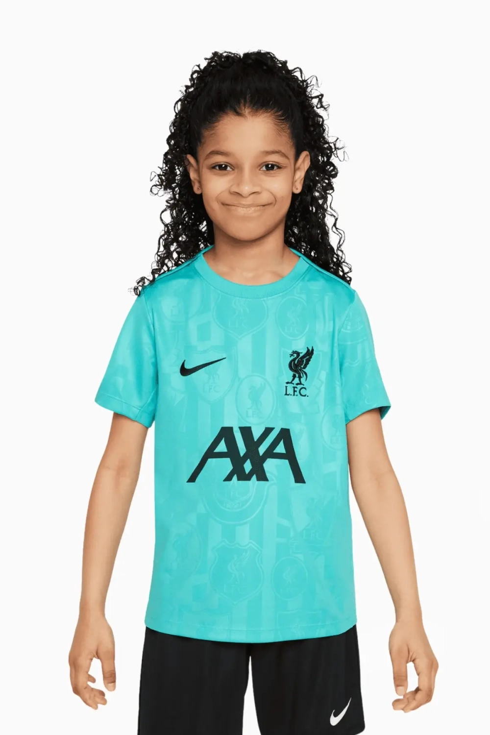 Футболка Nike Liverpool FC 24/25 Pre-Match Junior - голубой