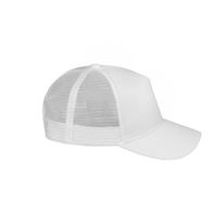 Бейсболка STREET с сеткой хб, белый