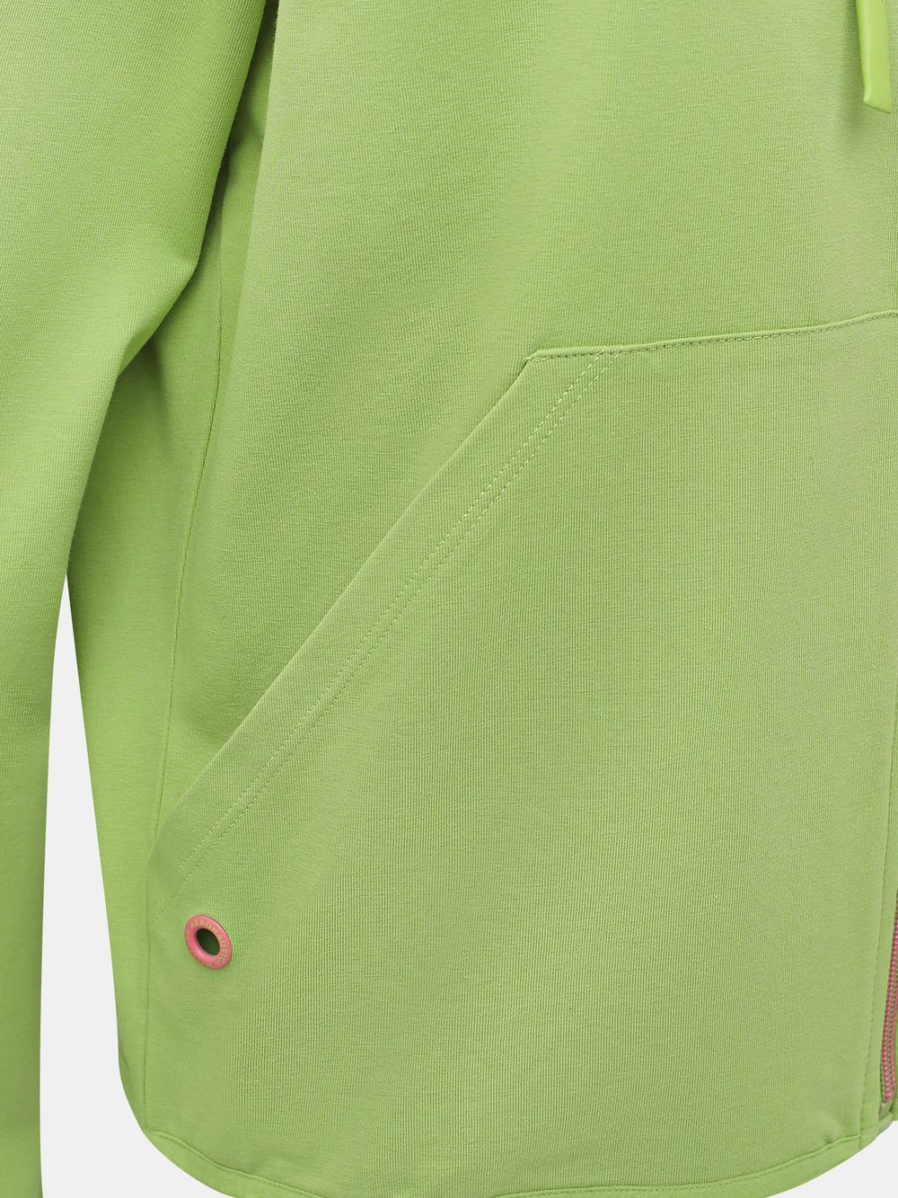 Кофта жен. AERONAUTICA 1877 салатовый лого розовым