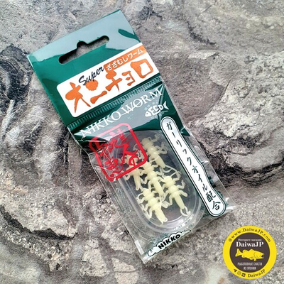 Силиконовая приманка NIKKO 003 ZAZA WORM ONICHORO CREAM