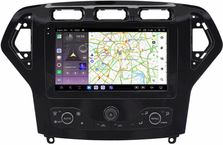 Магнитола для Ford Mondeo 4 2007-2010 - Kuberg QLed, Android 13, TS20, CarPlay, SIM-слот