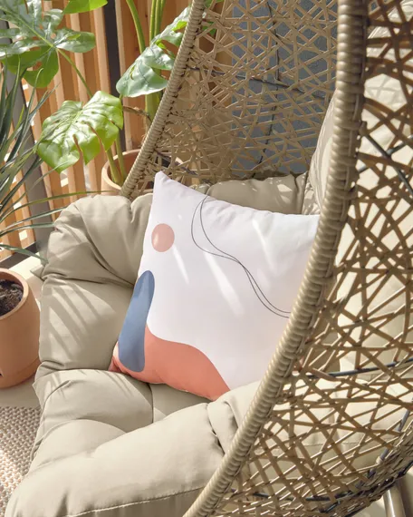 Подвесное кресло Florina бежевое