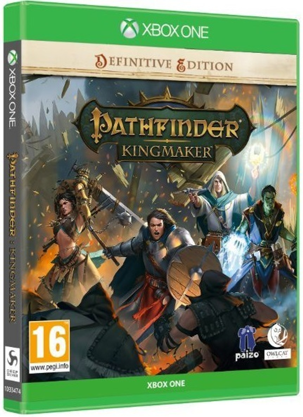 Pathfinder: Kingmaker Definitive Edition (диск для Xbox One/Series X, интерфейс и субтитры на русском языке)