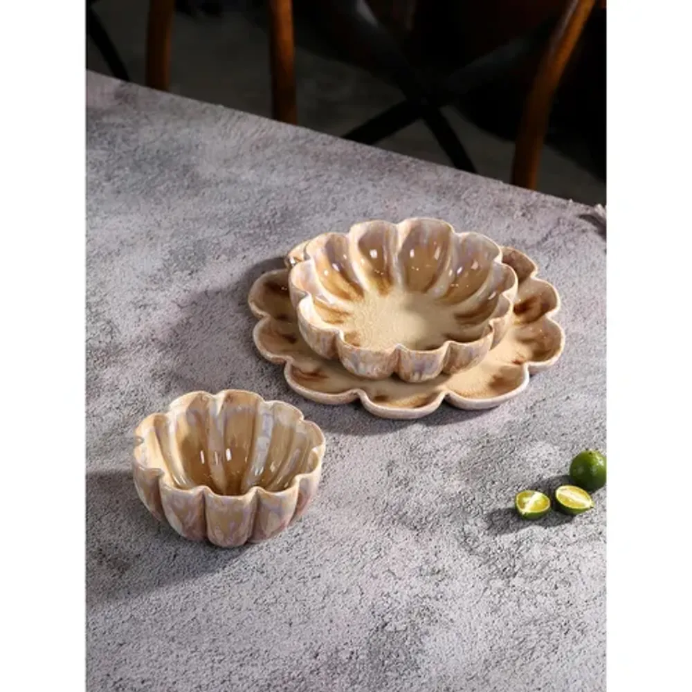 Салатник 450 мл d 14 см h7 см Pearl Shell Frutti di Mare P.L. [6]