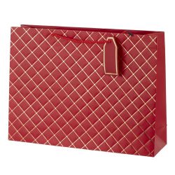 GAEM Пакет подарочный L (бумага 210г/м2, блок 12шт), L41 W12 H32 см, 6в.