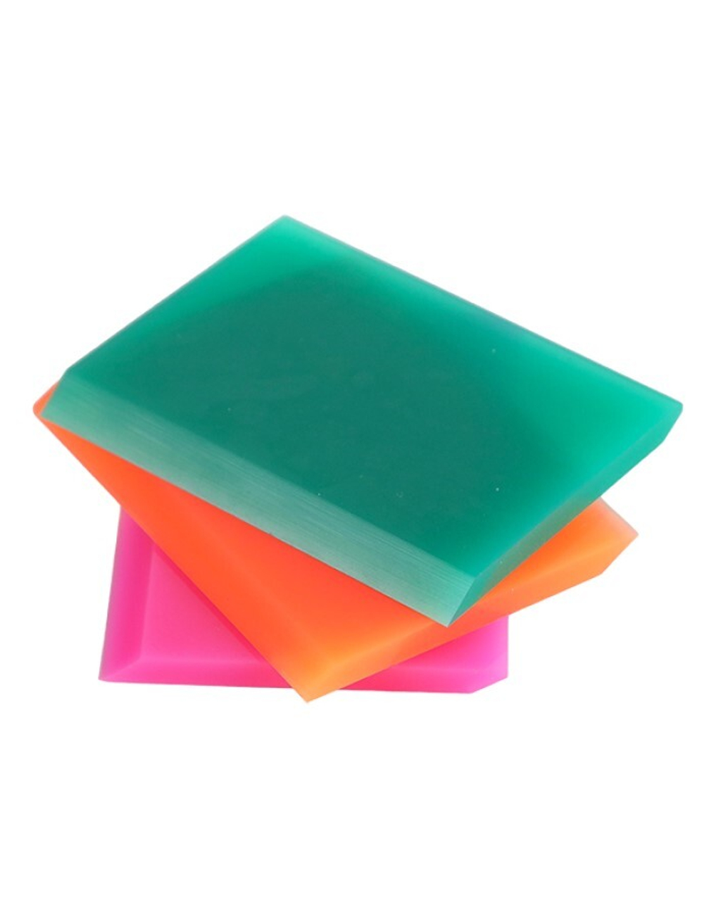 Shine Systems Набор из 3 ракелей PPF твердостью 70А, 80А, 90А 10*7,5 см