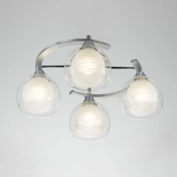 Citilux Буги CL157142 Люстра потолочная Алюминий Хром