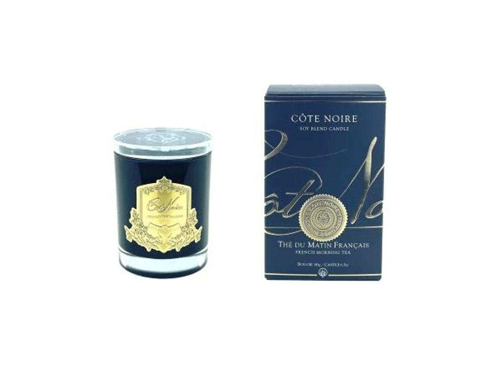 Свеча ароматическая THE DU MATINСвеча Cote Noire Черный / Золотой
