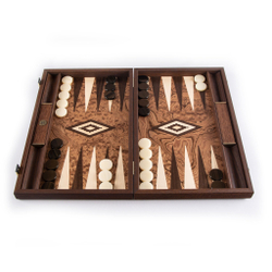 Нарды с боковыми стойками 48x30см Manopoulos Backgammon bjj1