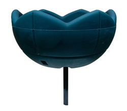 Садовый цветник Гейзер-1 с вазоном 500, цвет зеленый, высота 750