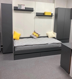 Полка навесная «Денвер» Графит