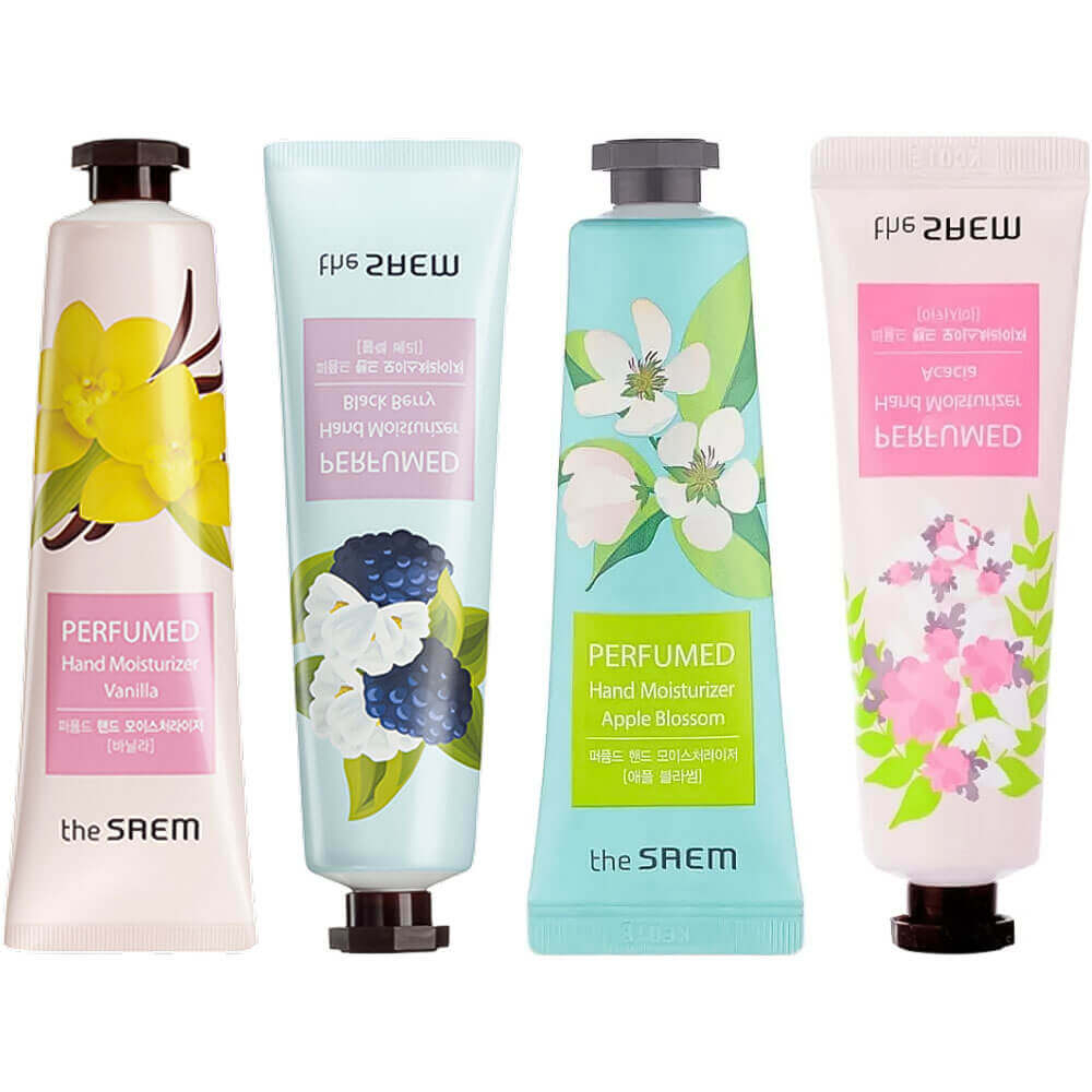 Крем для рук парфюмированный Цветки яблони The Saem Perfumed Hand Moisturizer Apple Blossom, 30 мл