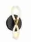 8376MBM-1 BK+GD BLACK+WHITE (1) Настенный светильник NW