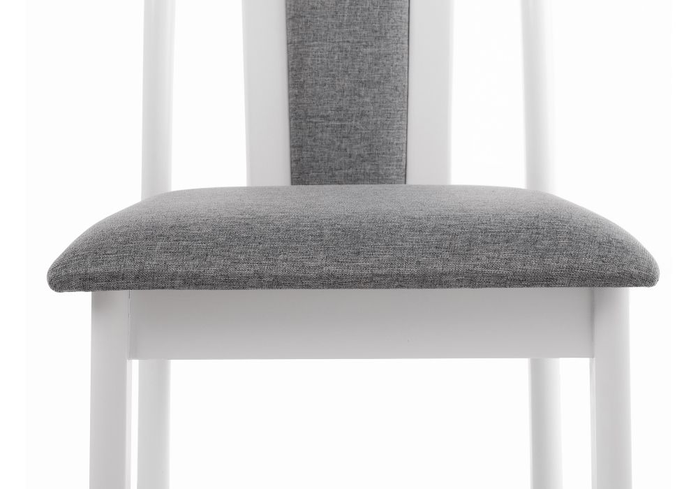 Стул деревянный Aron Soft white / light grey