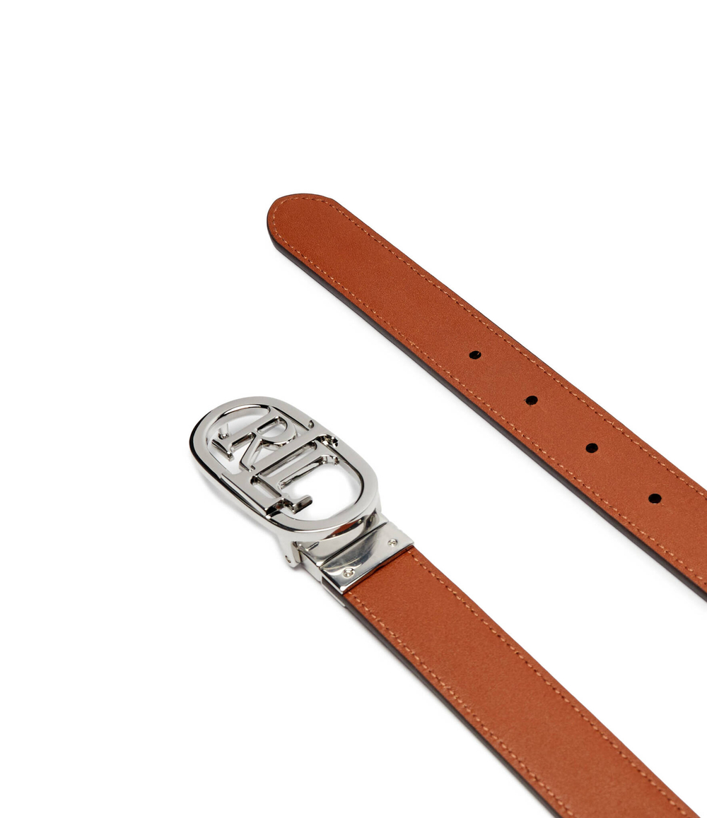 Двухсторонний кожаный ремень LAUREN RALPH LAUREN - коричневый(412942269)