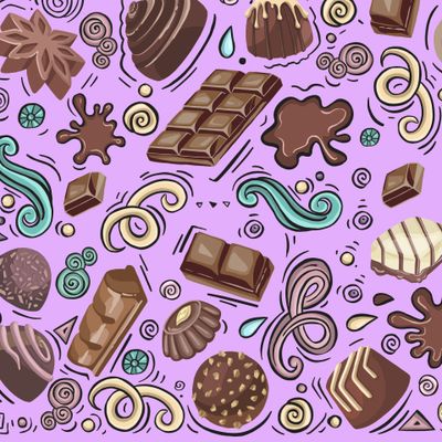 Seamless flower pattern can be used for wallpaper.