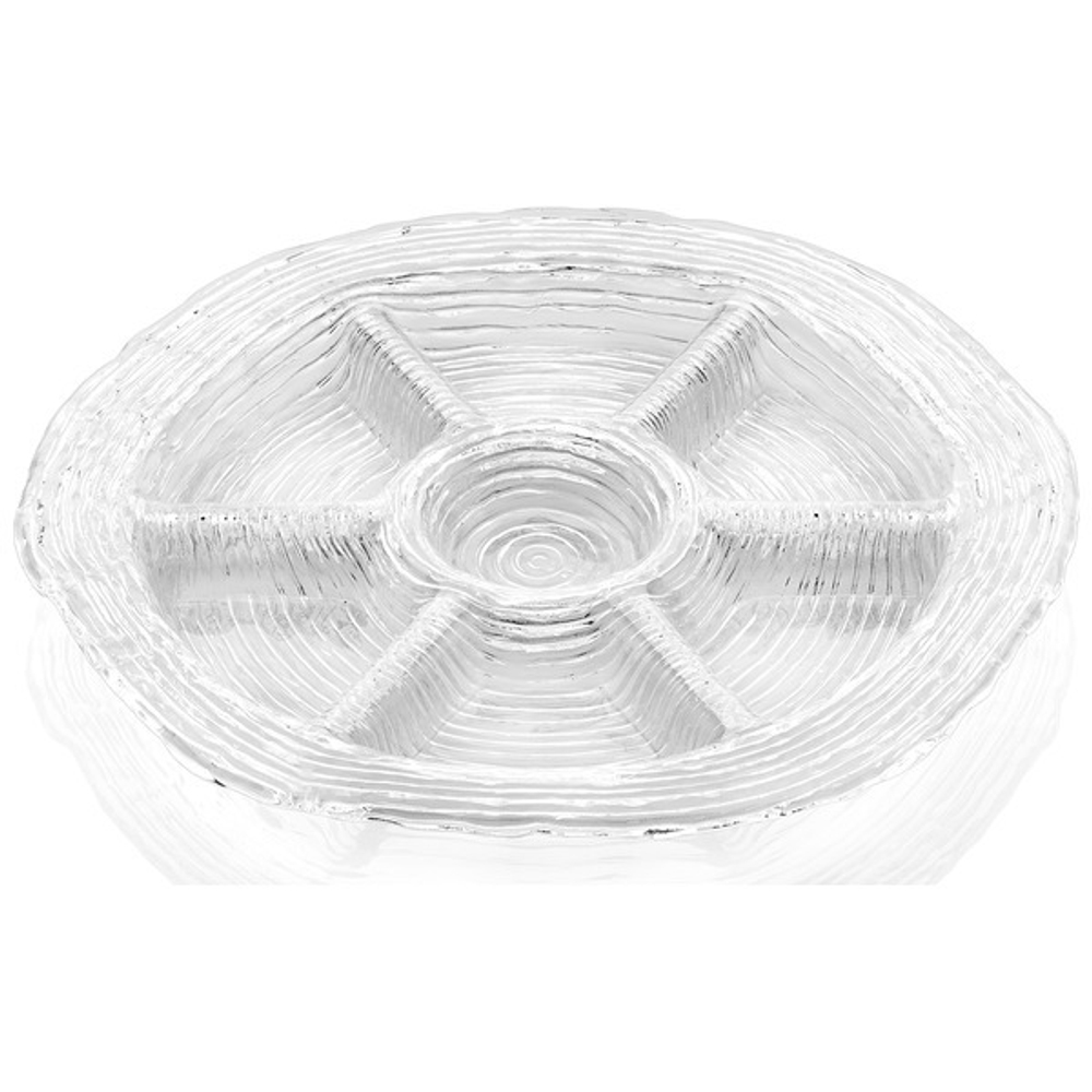 Менажница семисекционная IVV Круги на воде 28см