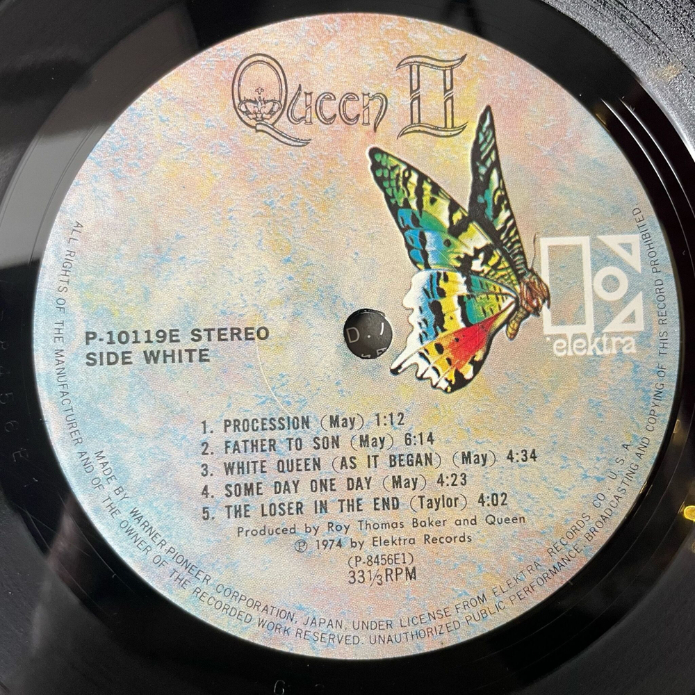Винтажная виниловая пластинка LP Queen II (Japan 1975) (No Obi) Some Day One Day