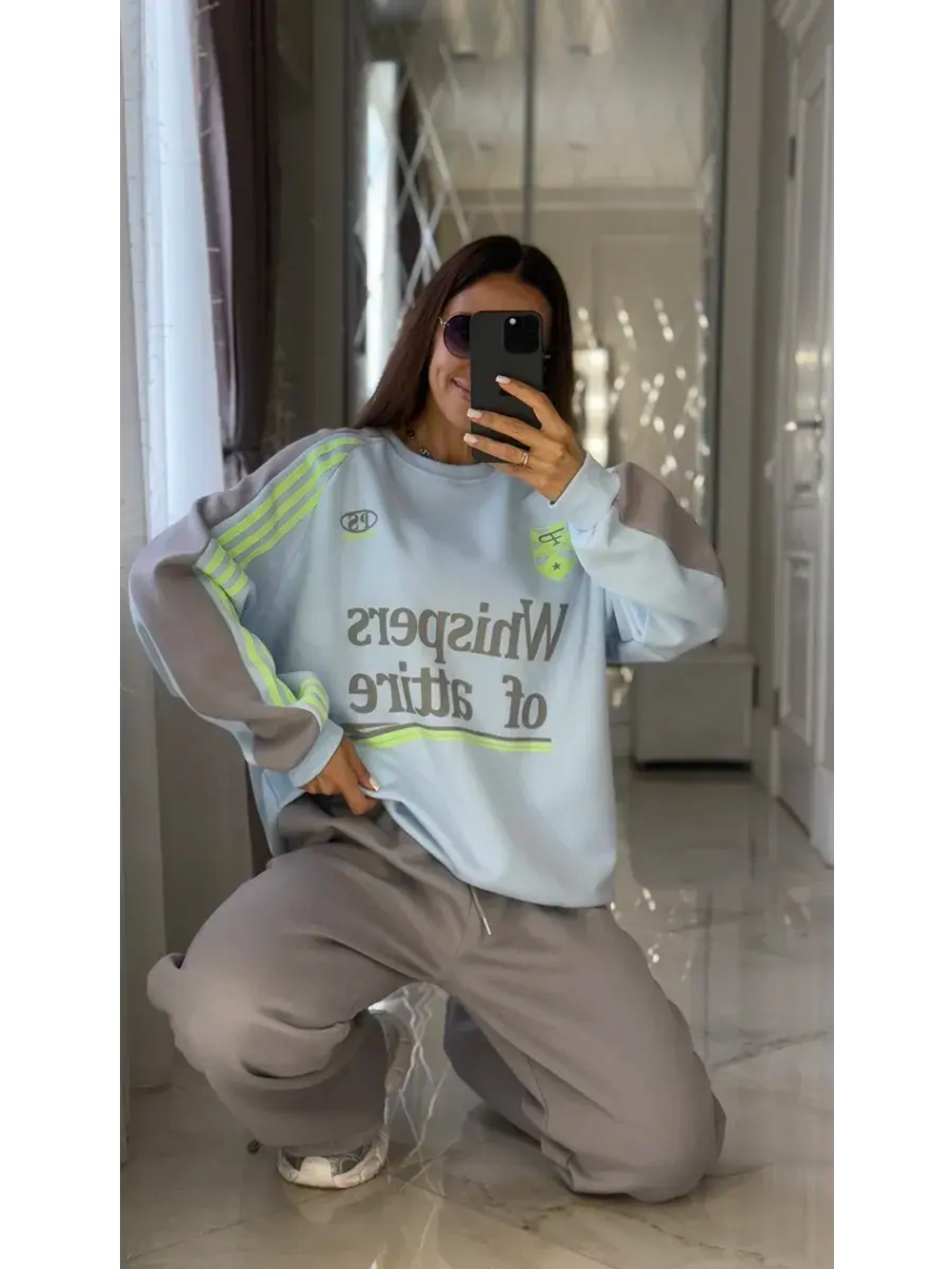Костюм ATTIRE спортивная двойка свитшот и брюки