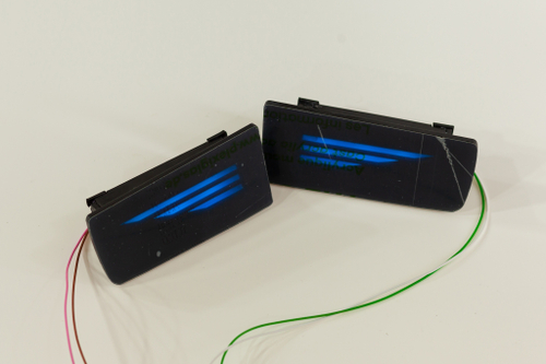 Заглушки под приборную панель Газель (красное, синее, белое, зеленое  комплект)