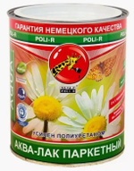 Аква-лак паркет 0,75 л ш/мат Поли-Р