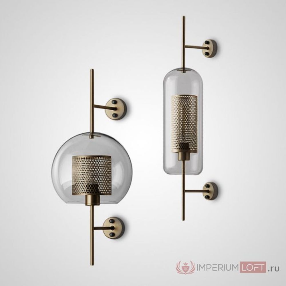 Настенный Светильник Catch Wall Ball L58 Brass By Imperiumloft