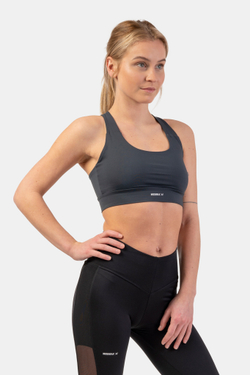 Топ NEBBIA Active Sports Bra with medium impact 413 Dark grey