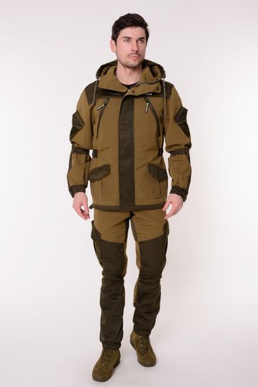 Костюм "Горка" кур+бр (Брезент летний, Хаки)