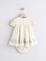 Платье и трусики в комплекте для девочки Next E65-162, Молочный