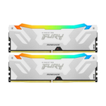 Оперативная память Kingston 32GB 8000MT/s DDR5 CL38 DIMM (Kit of 2) FURY Renegade RGB White XMP