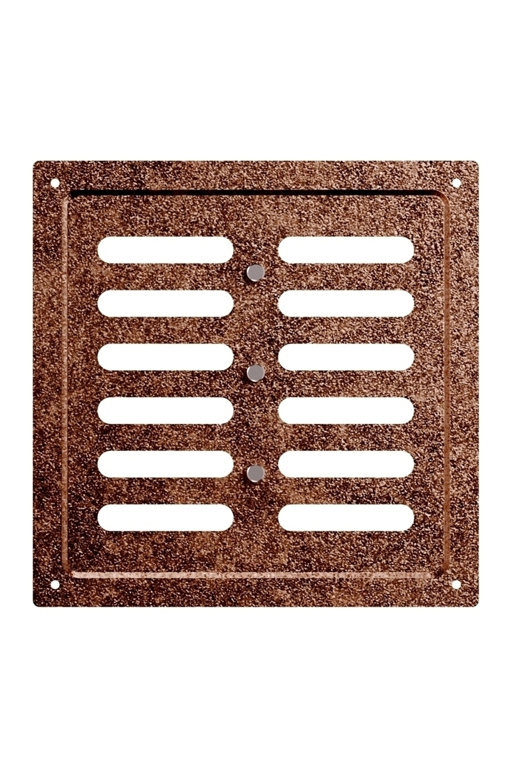 Решетка вентиляционная MER регулируемая 200х200 окраш.сталь Antique copper ERA