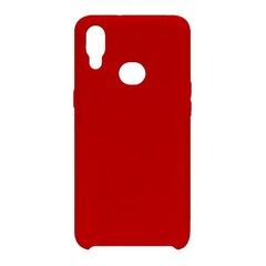 Силиконовый чехол Silicone Cover для Samsung Galaxy A10s (Красный)