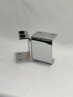 Комплект металлических ножек для мебели, цвет Серебро