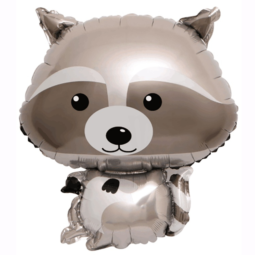 Шар Фольгированный Енот (Серый)