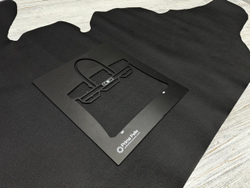 Caviar Prati Black (1,4-1,6 мм), цв. Черный, натуральная кожа