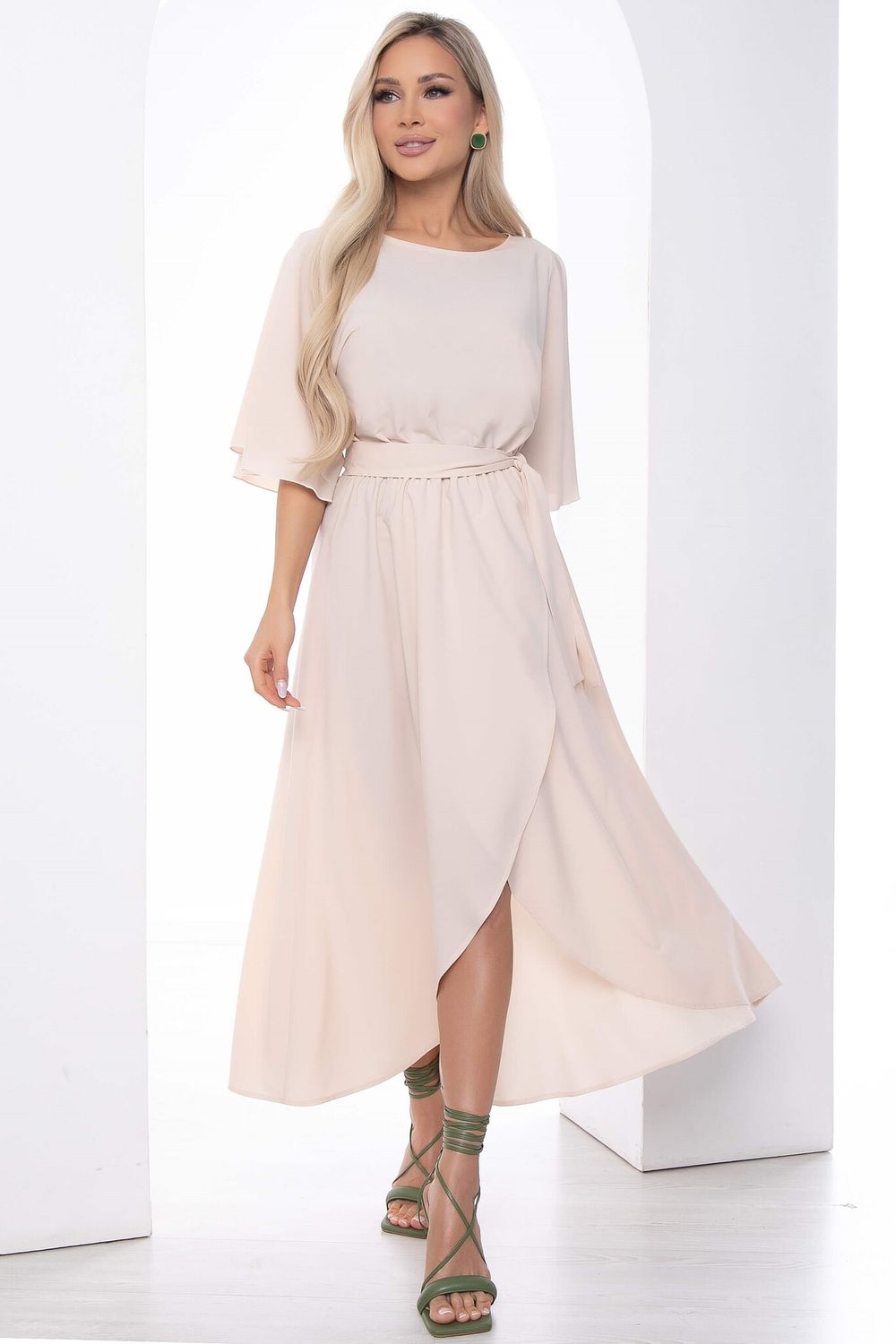 Платье Танго вдвоем (бежевое) П11769 LT Collection