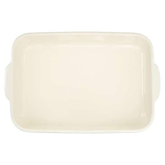 Блюдо для запекания birds of paradise, 42х27 см, кремовое