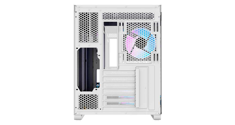 Корпус Ocypus Iota C70 WH ARGB ATX/mATX/mITX 2xUSB, Type-C, Белый, Iota-C70-WHD600XX-GL
