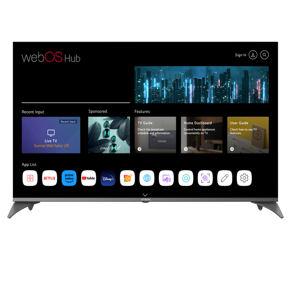Телевизор Yasin 75M8G 4K UHD WebOS TV