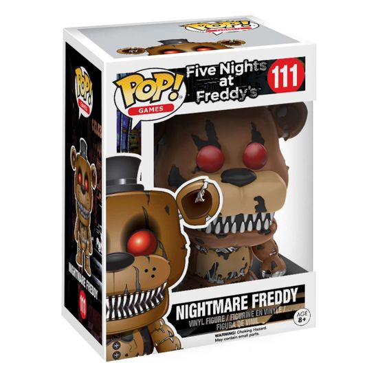 Фигурка Funko POP! Games FNAF Nightmare Freddy (111) 11064 / Фигурка Фанко ПОП! по мотивам компьютерной игры "Пять ночей с Фредди", Фредди